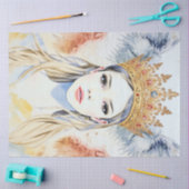 Ethereal Engel Koningin Decoupage Tissuepapier (Craft)