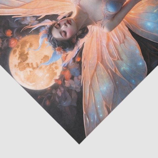 Ethereal Fairy Decoupage Tissue Paper Tissuepapier (Detail)