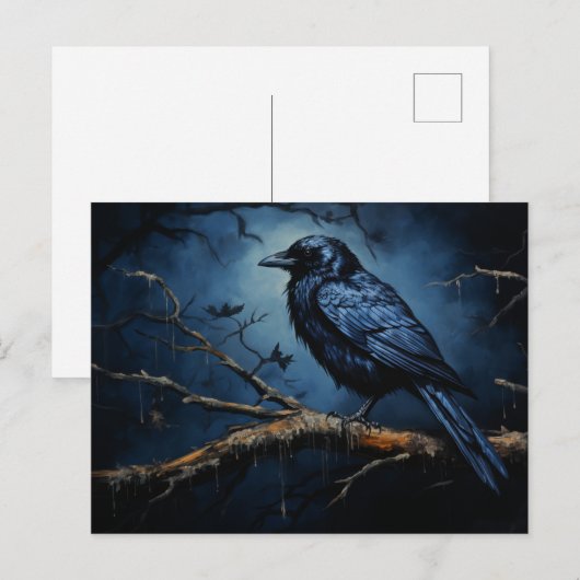 Ethereal Feathers-postkaart Briefkaart (Voorkant / Achterkant)