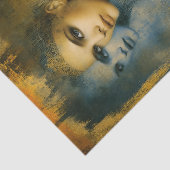 Ethereal Feminine Mystical Duality EW2L Decoupage Tissuepapier (Detail)