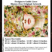 Ethereal Floral Feminine, Blindfold EW7 Decoupage Tissuepapier