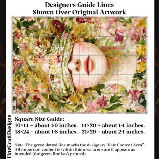 Ethereal Floral Feminine, Blindfold EW7 Decoupage Tissuepapier