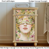 Ethereal Floral Feminine, Blindfold EW7 Decoupage Tissuepapier
