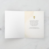 Ethereal Flowers on an Ornate Gold Frame Birthday  Kaart (Binnen)