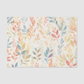Ethereal Foliage Watercolor Botanical Tissuepapier (Voorkant)