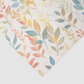 Ethereal Foliage Watercolor Botanical Tissuepapier (Detail)