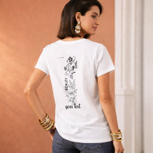 Ethereal Girl Face Kite Design Unieke Schoonheid T-shirt