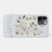 Ethereal Gold & Sage Botanische Collectie Case-Mate iPhone Case (Achterkant (horizontaal))