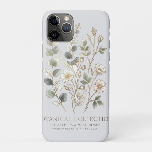 Ethereal Gold & Sage Botanische Collectie Case-Mate iPhone Case (Achterkant)