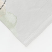 Ethereal Gold & Sage Botanische Collectie Fleece Deken (Hoek)