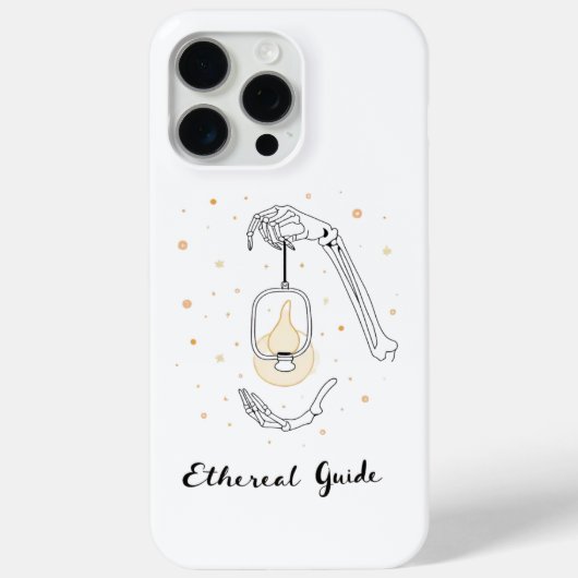 Ethereal Guide Skelet Hand Lantaarn iPhone 15 Case-Mate iPhone Case (Achterkant)