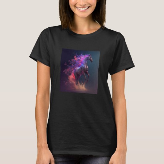 Ethereal Horse Horseback Riding Trail Riding Loves T-shirt (Voorkant)