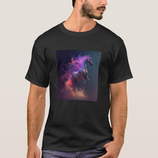 Ethereal Horse Horseback Riding Trail Riding Loves T-shirt (Voorkant)