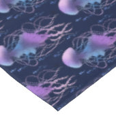 Ethereal Jellyfish Violet Blue Tafelkleed (Gekanteld)