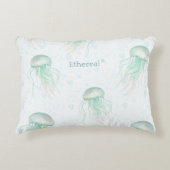 Ethereal kwal kussen kussen teal (Voorkant)