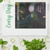 Ethereal Leaves Theedoek (Gevouwen)