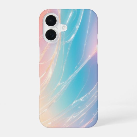 Ethereal Light Veil Streamline Phone Case iPhone 16 Hoesje (Achterkant)