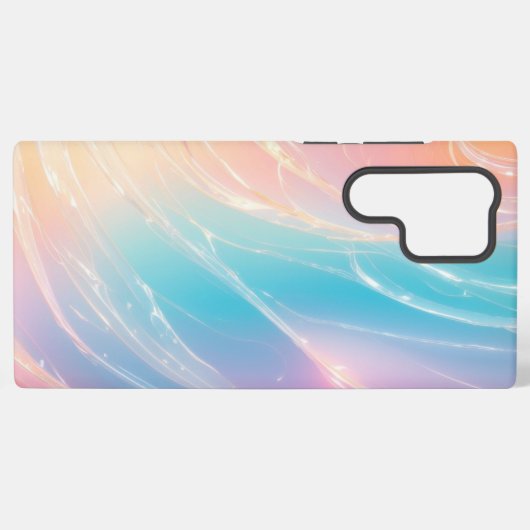 Ethereal Light Veil Streamline Phone Case Samsung Galaxy Hoesje (Achterkant horizontaal)
