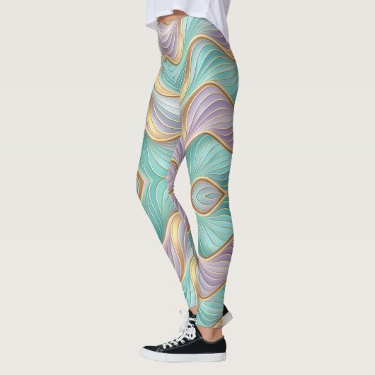 Ethereal Light Waves | Seamless Iridescent Leggings (Links)
