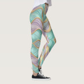 Ethereal Light Waves | Seamless Iridescent Leggings (Rechts)