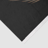 Ethereal Native girl with pretty bird Tissuepapier (Detail)