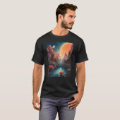 Ethereal Nature Serene Nature Vibrant Colors Ether T-shirt (Voorkant volledig)