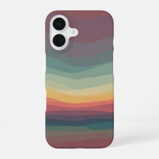 Ethereal Nebula Curve iPhone 16 Hoesje (Achterkant)