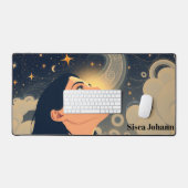 Ethereal Neo Deco Droomer Esthetische Grote Bureaumat (Keyboard & Muis)