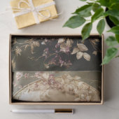 Ethereal Ornamental Oval and Floral Botanical  Tissuepapier (Geschenk)