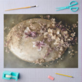 Ethereal Ornamental Oval and Floral Botanical  Tissuepapier (Craft)