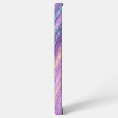 Ethereal Purple & Turquoise Marble Art Phone Case Samsung Galaxy Hoesje (Linkerkant)