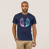 Ethereal Rune Convergence – Arcane Energy Emblem T-shirt (Voorkant volledig)