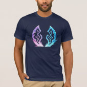 Ethereal Rune Convergence – Arcane Energy Emblem T-shirt (Voorkant)