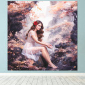 Ethereal Serenity Canvas Afdruk (Insitu (Houten vloer))