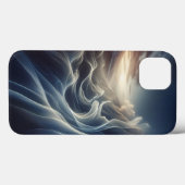 Ethereal Silk Waves Phone Case - Abstract Light Va (Achterkant (horizontaal))