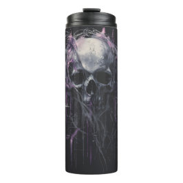 Ethereal Skull Abstract Grunge Dark Art Thermosbeker