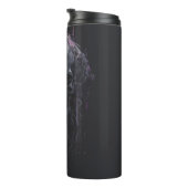 Ethereal Skull Abstract Grunge Dark Art Thermosbeker (Geroteerd rechts)