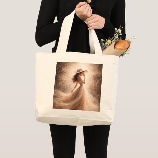 Ethereal Slavic Water Nymph Tote Bag Boho (Voorkant (product))