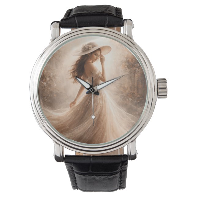 Ethereal Slavic Water Nymph | Watches | Boho Horloge (Voorkant)