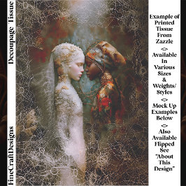 Ethereal Spiritual Women, Symbolic EX6L Decoupage Tissuepapier