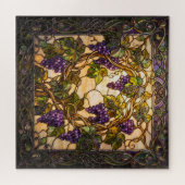 Ethereal Stained Glass Grapevine Puzzle Legpuzzel (Horizontaal)