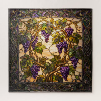 Ethereal Stained Glass Grapevine Puzzle Legpuzzel
