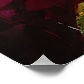 Ethereal Sunset Sunflower Expressionist Poster (Hoek)