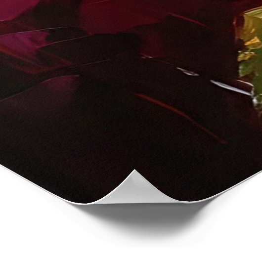 Ethereal Sunset Sunflower Expressionist Poster (Hoek)