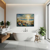 Ethereal Underwater Scene Poster