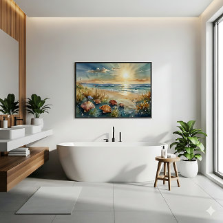 Ethereal Underwater Scene Poster