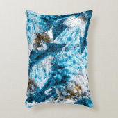 Ethereal Velocity: Geometric Cloud & Arrow Fusion Accent Kussen (Voorkant(Verticaal))
