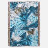 Ethereal Velocity: Geometric Cloud & Arrow Fusion Deken (Voorkant Verticaal)