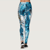Ethereal Velocity: Geometric Cloud & Arrow Fusion Leggings (Achterkant)