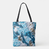Ethereal Velocity: Geometric Cloud & Arrow Fusion Tote Bag (Achterkant)